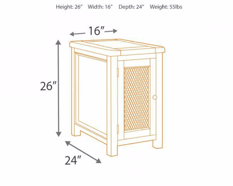 Picture of TAMONIE CHAIRSIDE TABLE