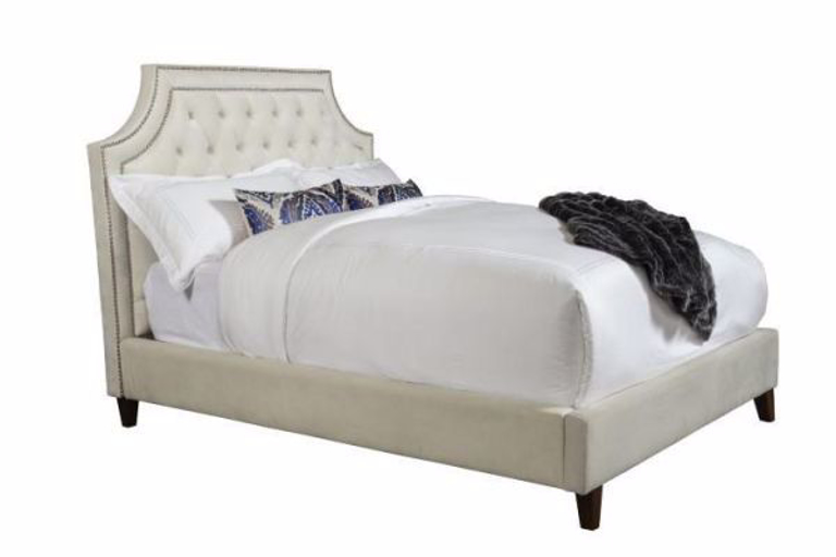 Picture of JASMINE CHAMPAGNE KING UPHOLSTERED BED