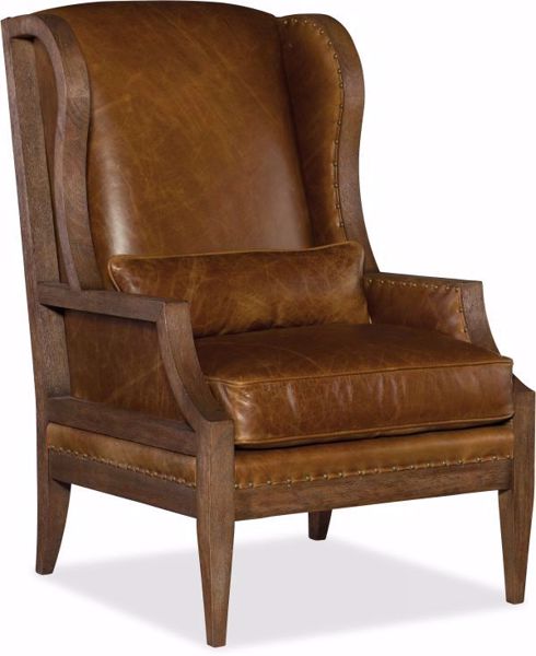 Picture of LAUREL EXPOSED WOOD CLUB CHAIR