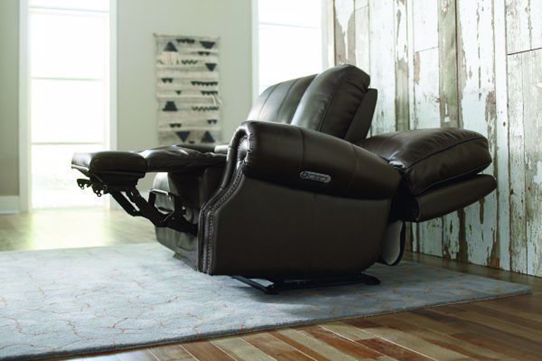 Picture of BASSETT CLUB LEVEL PRESCOTT POWER SOFA (ESPRESSO)