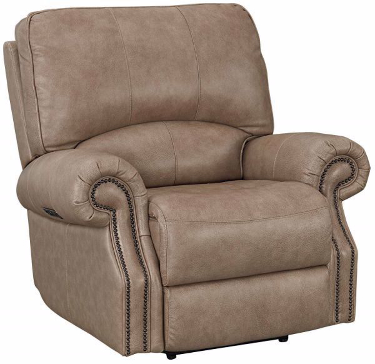 Picture of BASSETT CLUB LEVEL PRESCOTT POWER RECLINER (WHEAT)