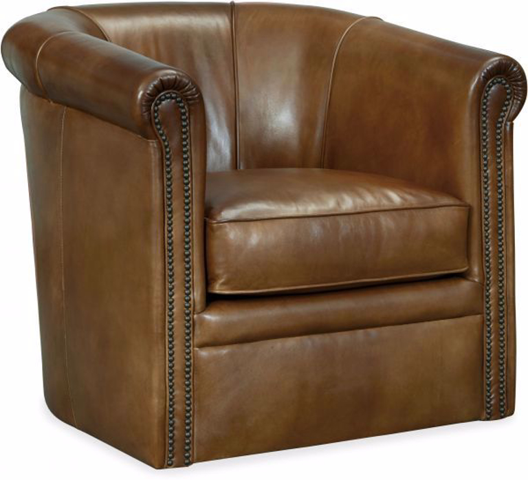 Picture of AXTON SWIVEL LEATHER CHAIR