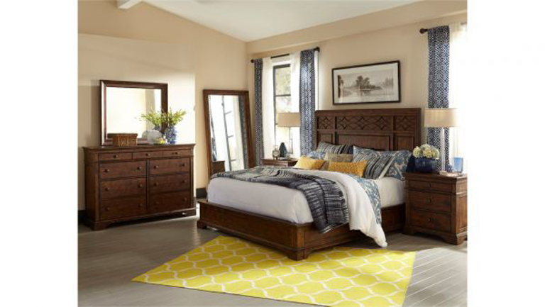 Picture of MEMPHIS COMPLETE KING PANEL BED