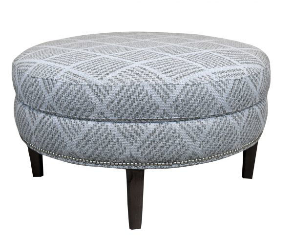 Picture of BASSETT MEDIUM ROUND OTTOMAN