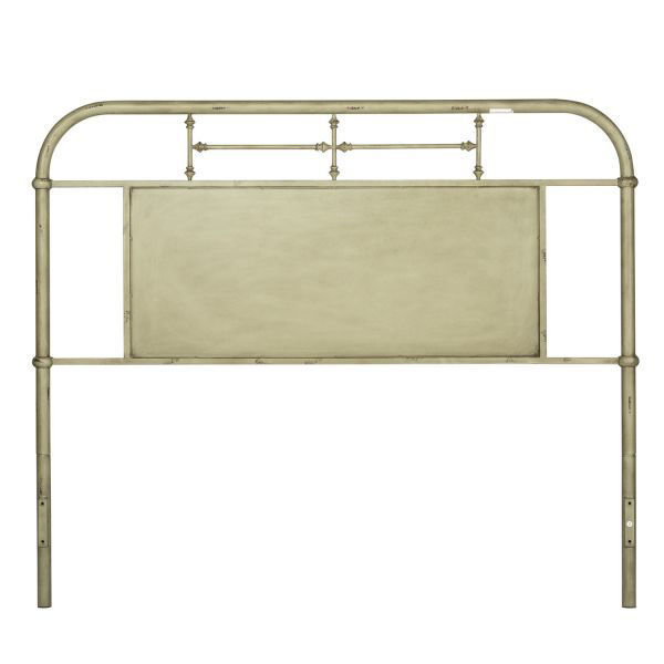 Picture of VINTAGE QUEEN METAL HEADBOARD - GREEN