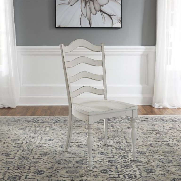 Picture of MAGNOLIA MANOR LADDER BACK SIDE DINING CHAIR