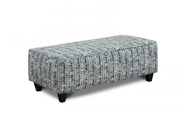 Picture of HIGHRISE INDIGO OTTOMAN