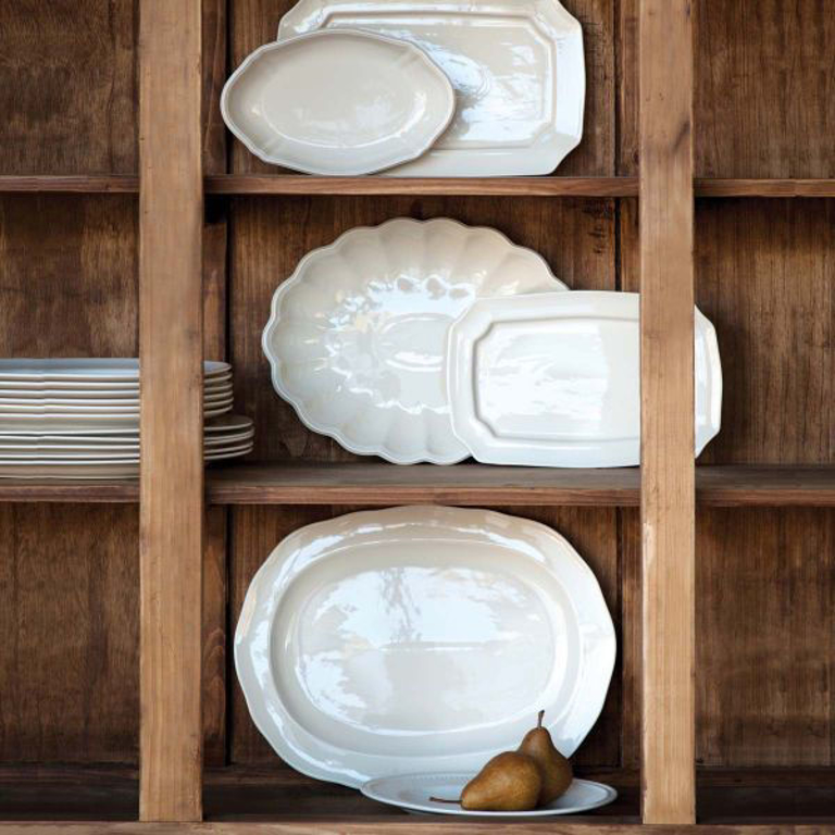 Picture of CREAMWARE PLATTERS SET 