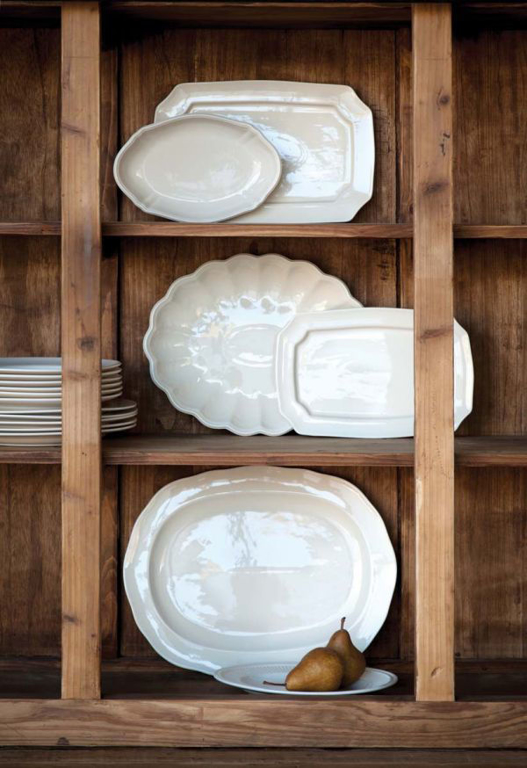 Picture of CREAMWARE PLATTERS SET 