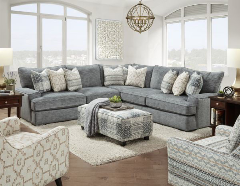 Picture of TOCA MADERA SLATE OTTOMAN