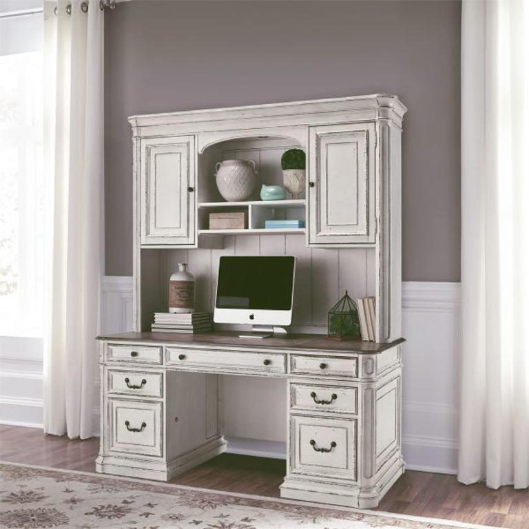 Picture of MAGNOLIA MANOR JR. EXECUTIVE CREDENZA HUTCH