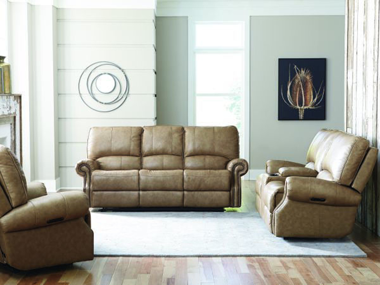 Picture of BASSETT CLUB LEVEL PRESCOTT POWER SOFA (WHEAT)