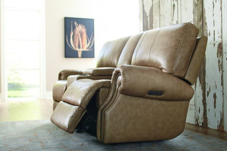 Picture of BASSETT CLUB LEVEL PRESCOTT POWER SOFA (WHEAT)