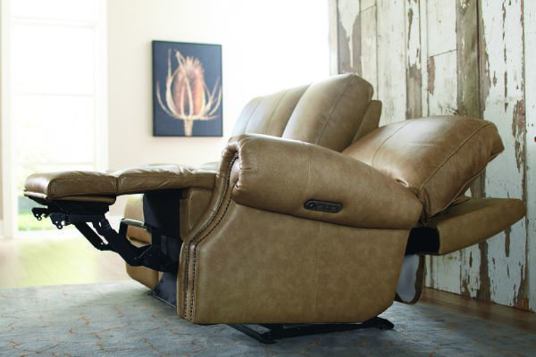 Picture of BASSETT CLUB LEVEL PRESCOTT POWER SOFA (WHEAT)