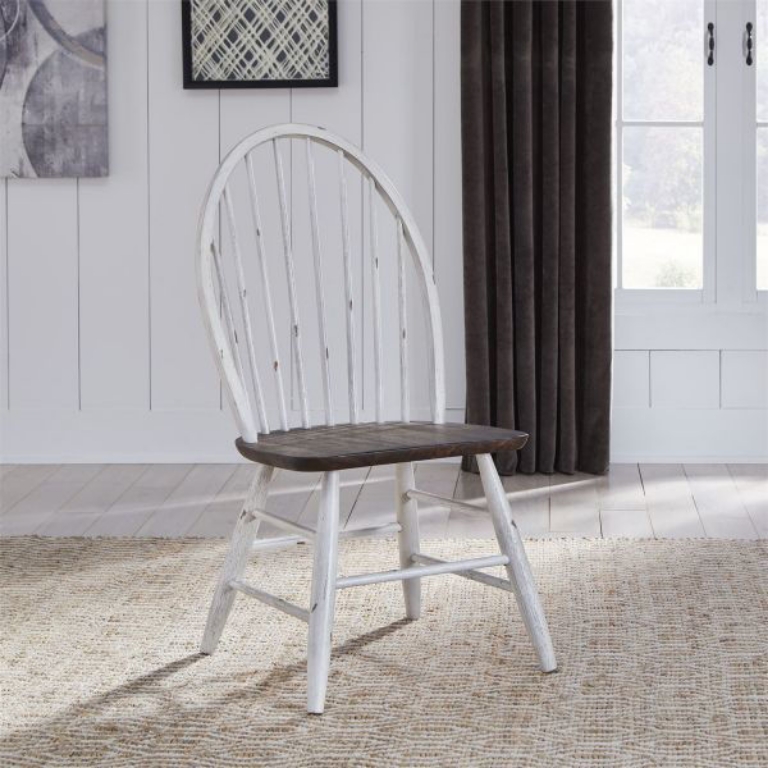 Picture of FARMHOUSE WINDSOR BACK SIDE DINING CHAIR