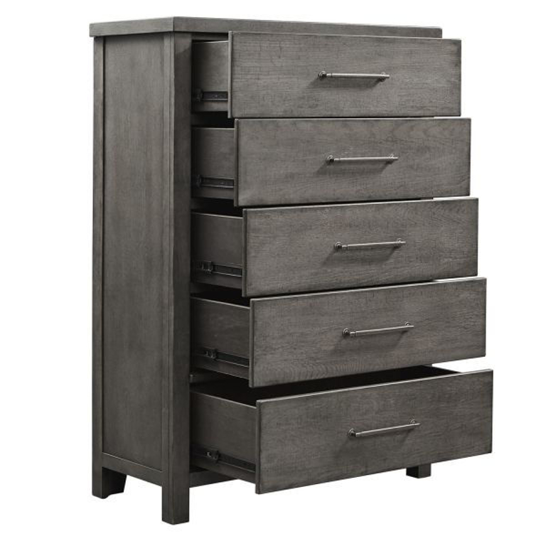 Picture of GRAY MODERN FARMHOUSE DRAWER CHEST