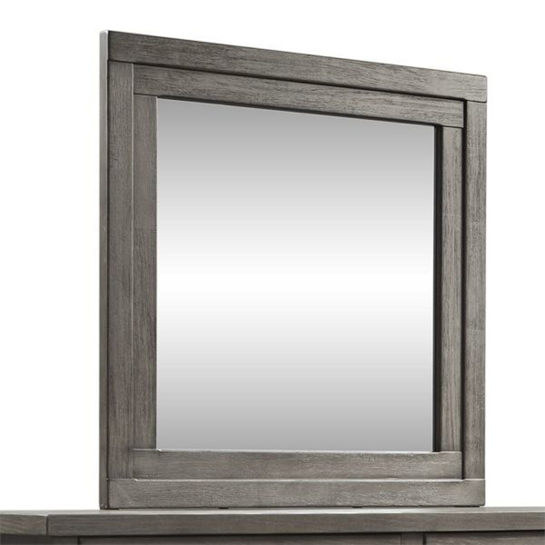 Picture of GRAY MODERN FARMHOUSE MIRROR