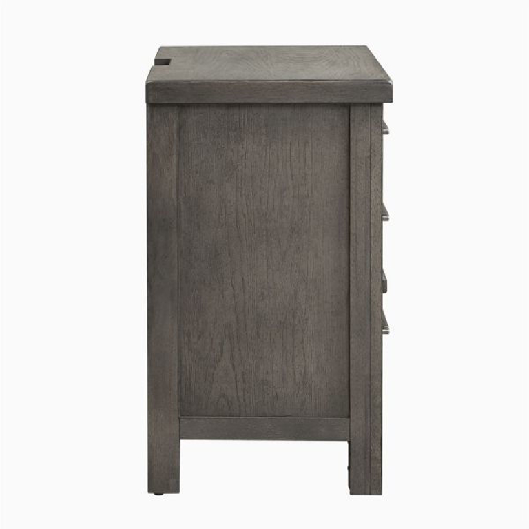 Picture of GRAY MODERN FARMHOUSE NIGHTSTAND
