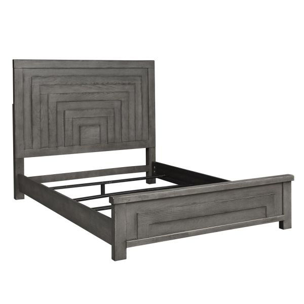 Picture of GRAY MODERN FARMHOUSE KING BED