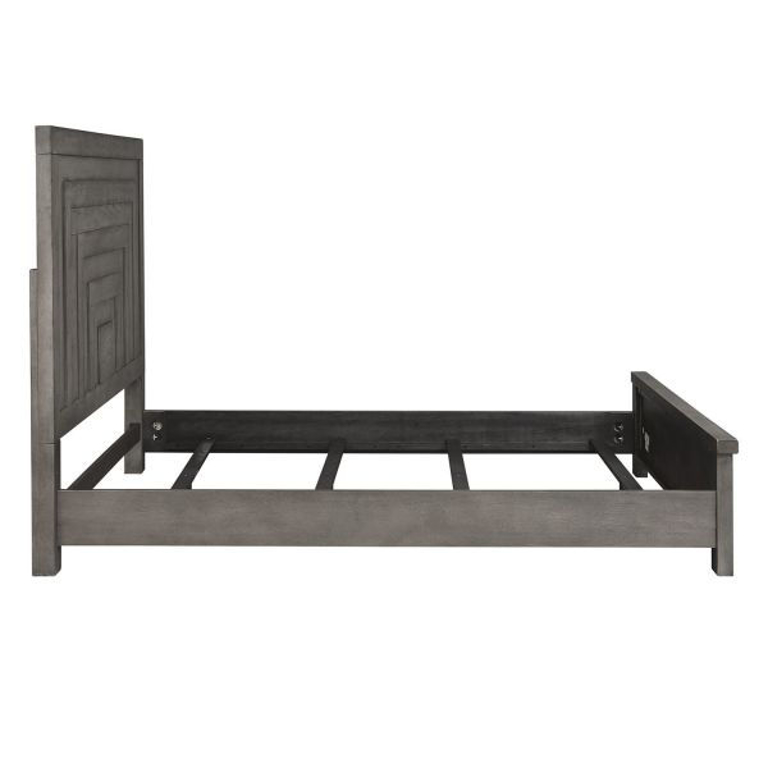 Picture of GRAY MODERN FARMHOUSE KING BED