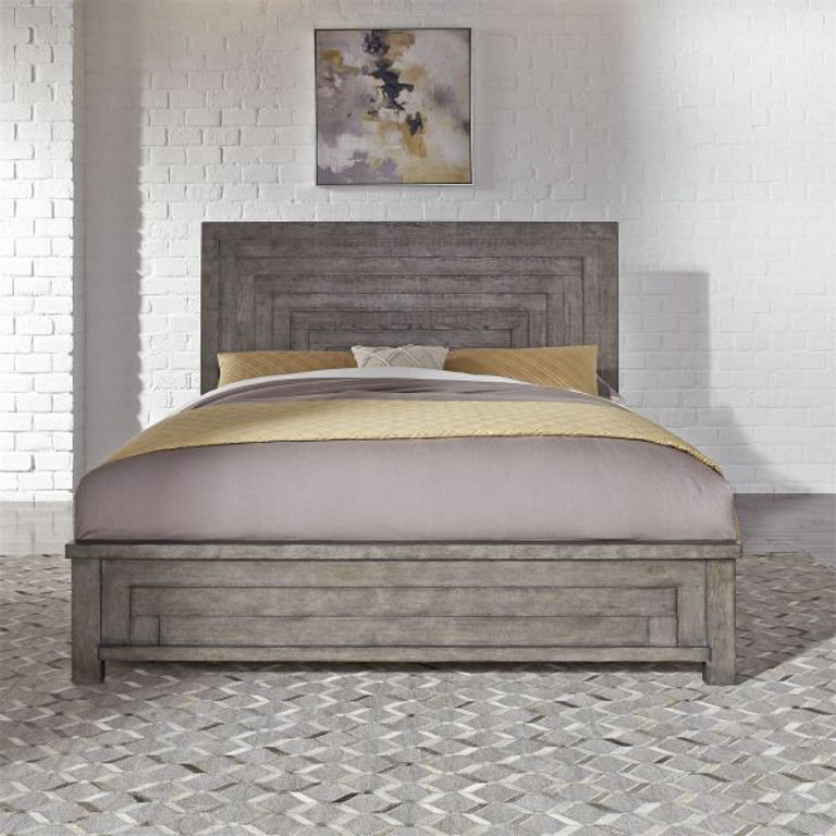 Picture of GRAY MODERN FARMHOUSE KING BED