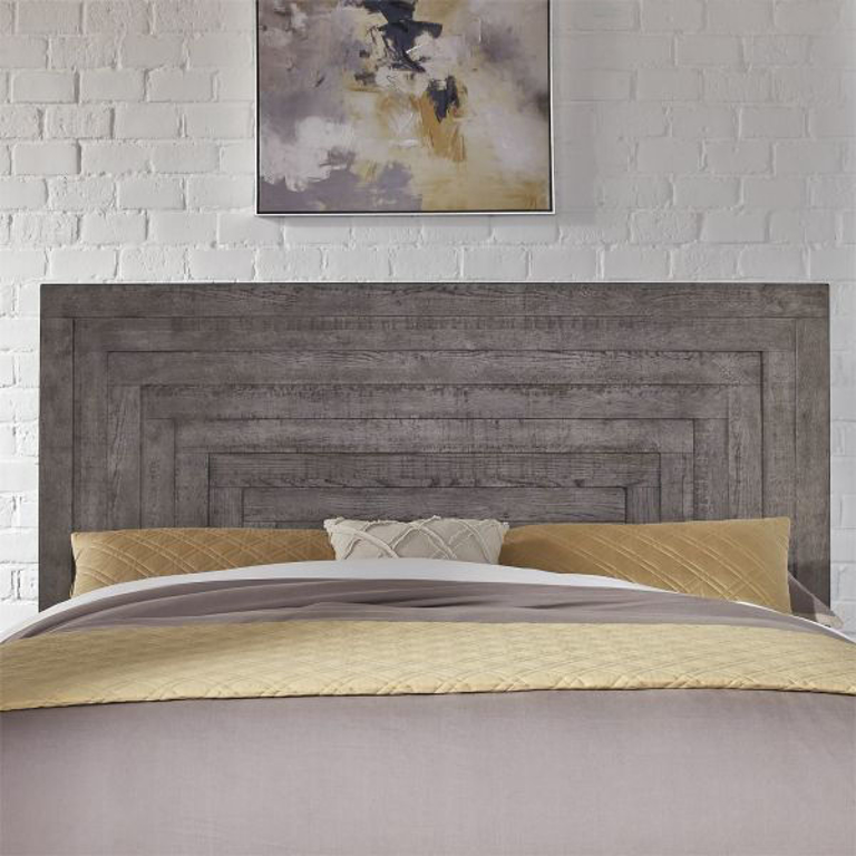 Picture of GRAY MODERN FARMHOUSE KING BED