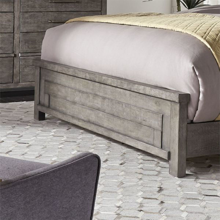 Picture of GRAY MODERN FARMHOUSE KING BED