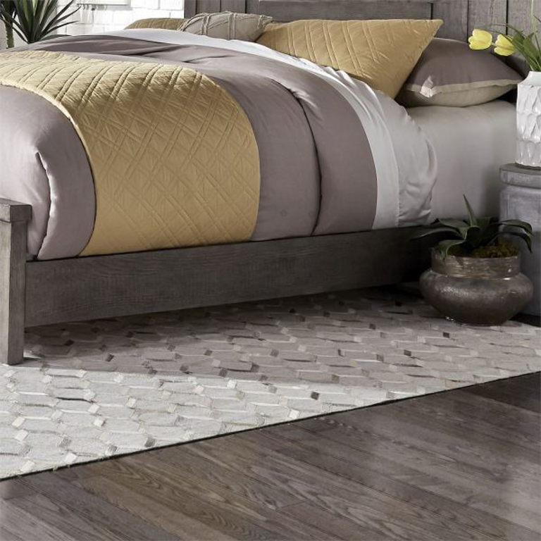 Picture of GRAY MODERN FARMHOUSE KING BED