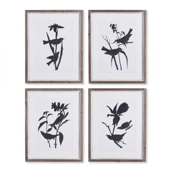 Picture of BIRD & BOTANICAL SILHOUETTES SET