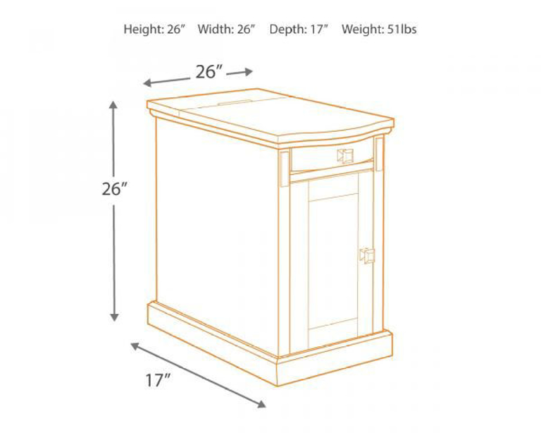 Picture of LAFLORN CHAIRSIDE TABLE