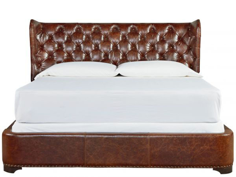 CARLISLE KING LEATHER BED | Adcock Furniture & Design