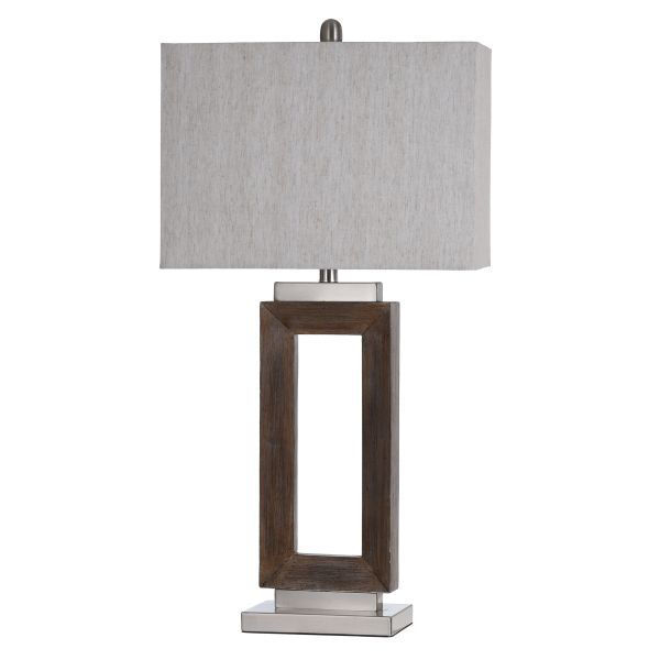 Picture of EAMON BRUSHED STEEL LAMP