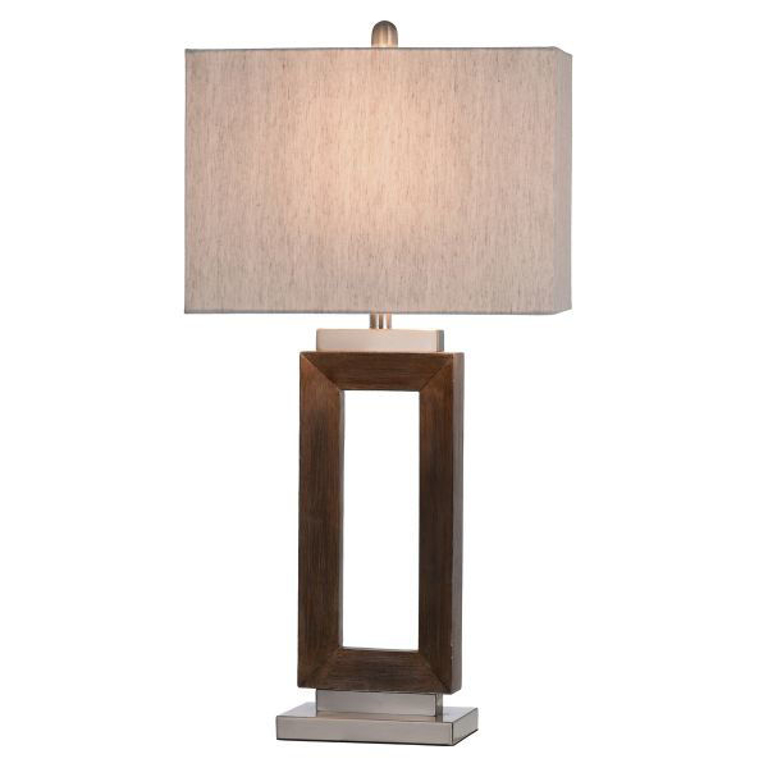 Picture of EAMON BRUSHED STEEL LAMP