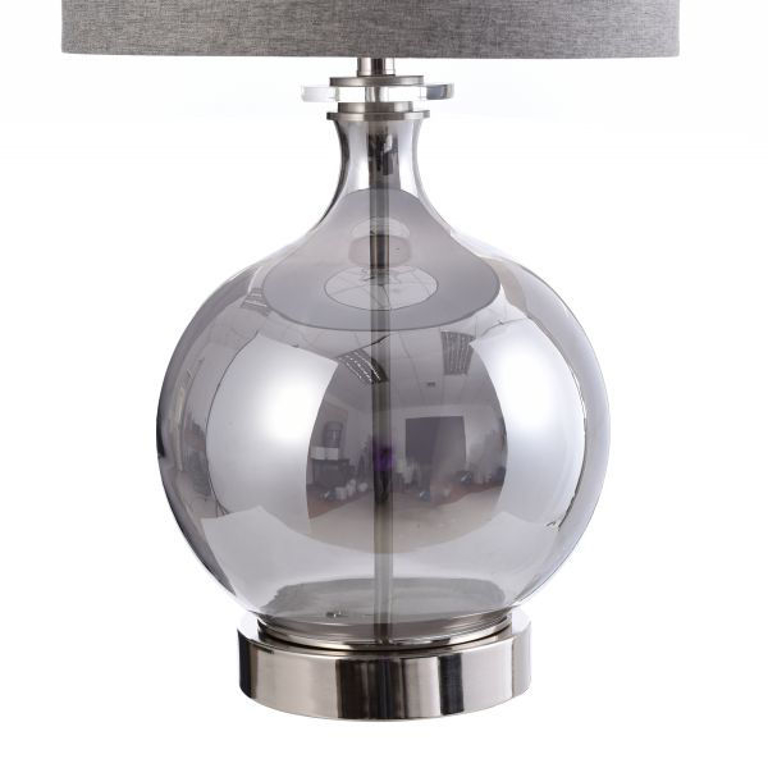 Picture of SACO SMOKE GLASS GLOBE LAMP