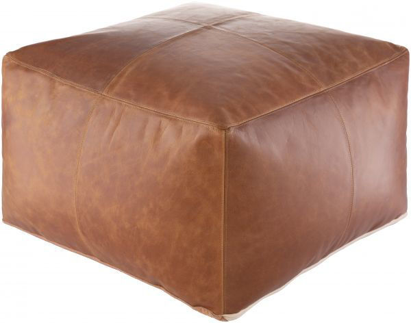 Picture of BARRINGTON LEATHER OTTOMAN