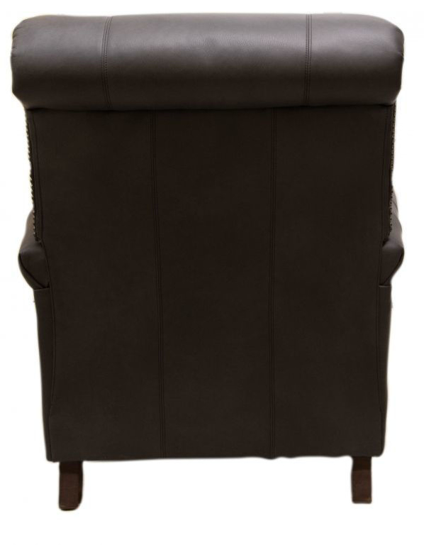 Picture of LEATHER ROLLED ARM PRESSBACK RECLINING CHAIR