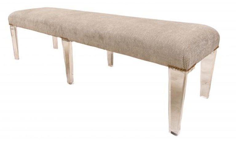Picture of ACRYLIC UPHOLSTERED BENCH