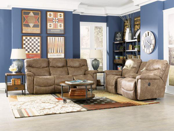 Picture of LA-Z-BOY JAMES POWER RECLINING SOFA & CONSOLE GROUP