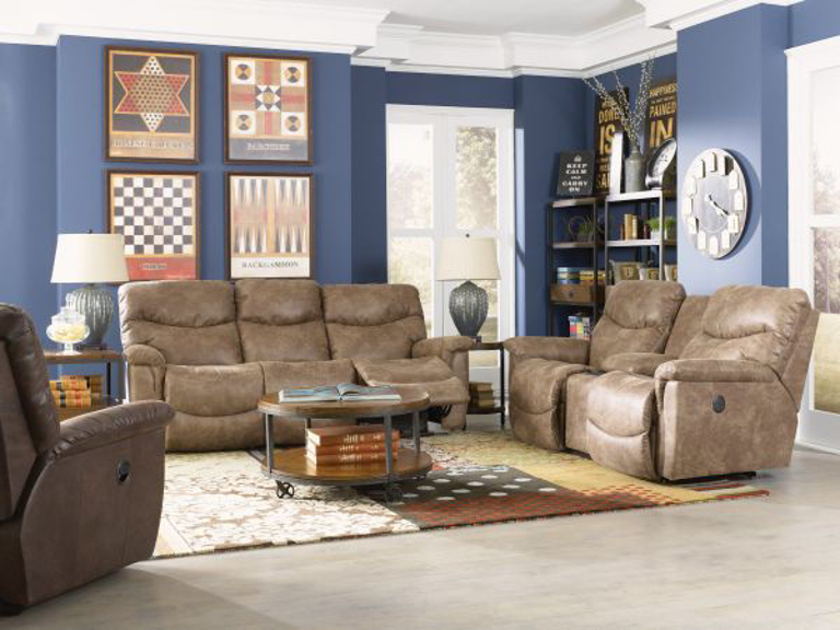 Picture of LA-Z-BOY JAMES POWER RECLINING SOFA & CONSOLE GROUP