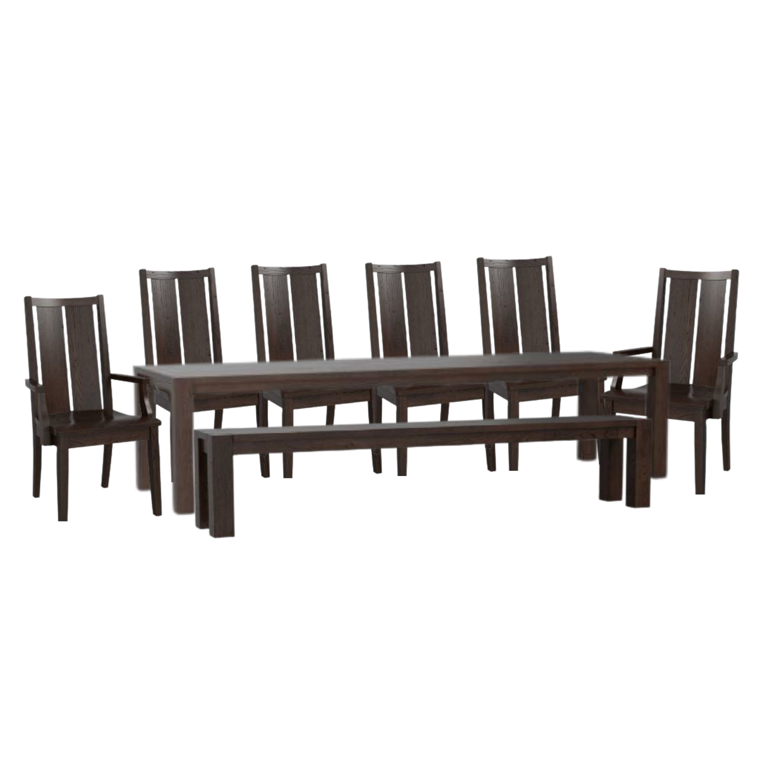 Picture of BASSETT BENCH*MADE TOFFEE OAK DINING GROUP