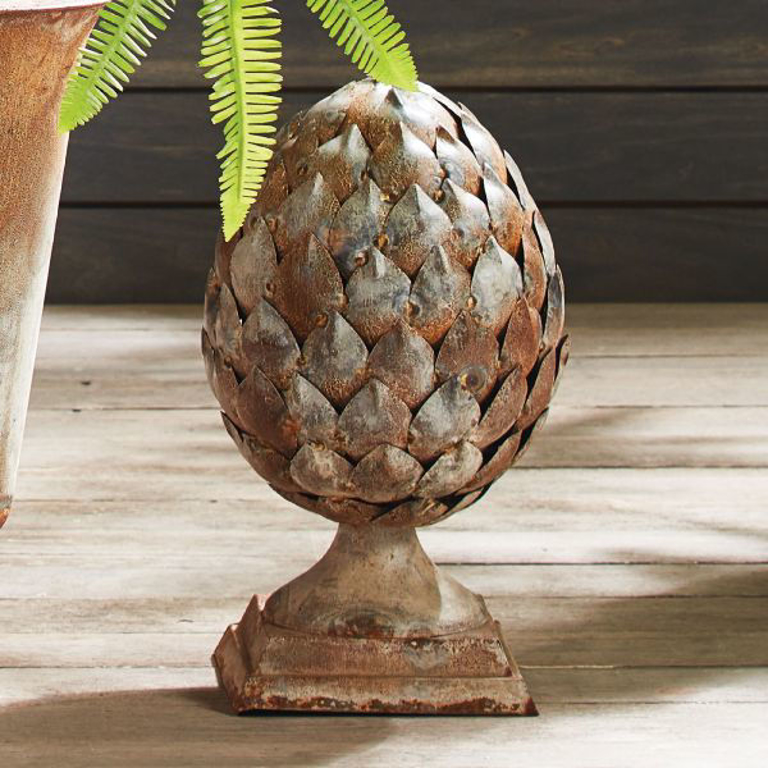Picture of GALVANIZED METAL ARTICHOKE FINIAL