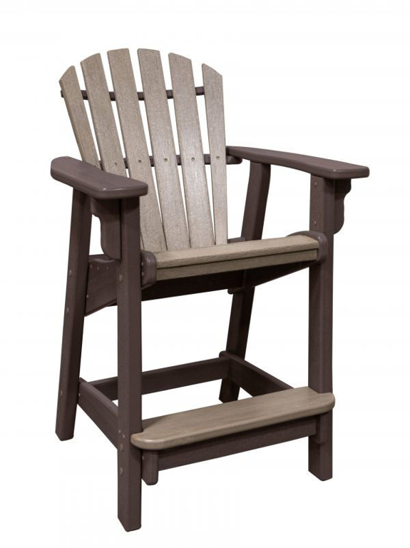 Picture of CHOCOLATE COASTAL COUNTER CHAIR