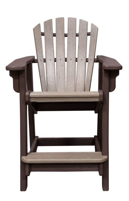 Picture of CHOCOLATE COASTAL COUNTER CHAIR