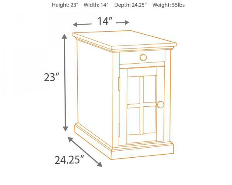 Picture of LAFLORN CHAIRSIDE TABLE