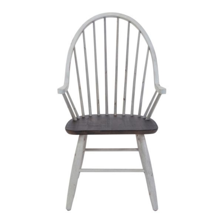 Picture of FARMHOUSE WINDSOR BACK ARM DINING CHAIR