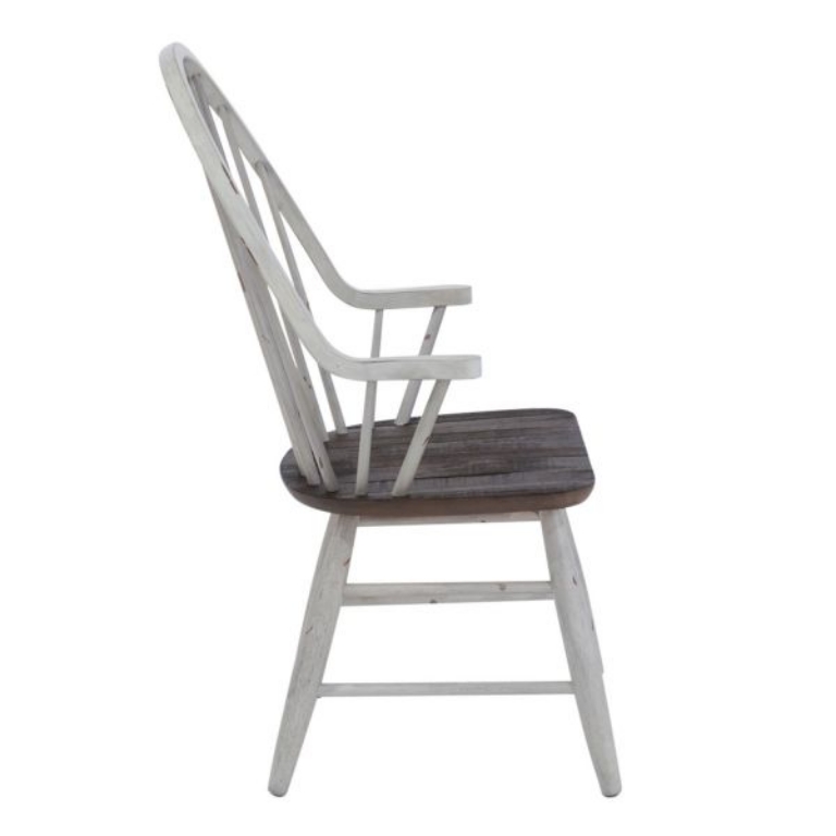 Picture of FARMHOUSE WINDSOR BACK ARM DINING CHAIR