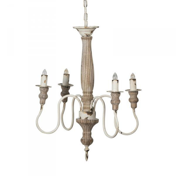 Picture of RUSTIC NATURAL WOOD CHANDELIER