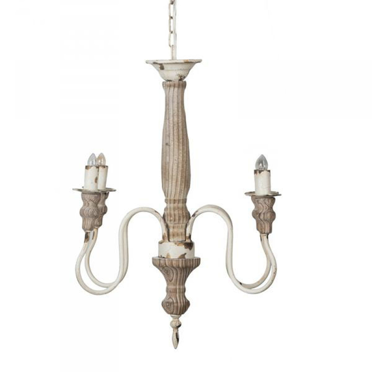 Picture of RUSTIC NATURAL WOOD CHANDELIER