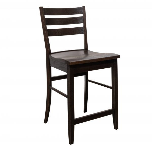 Picture of BASSETT BENCHMADE LARSON OAK COUNTER STOOL