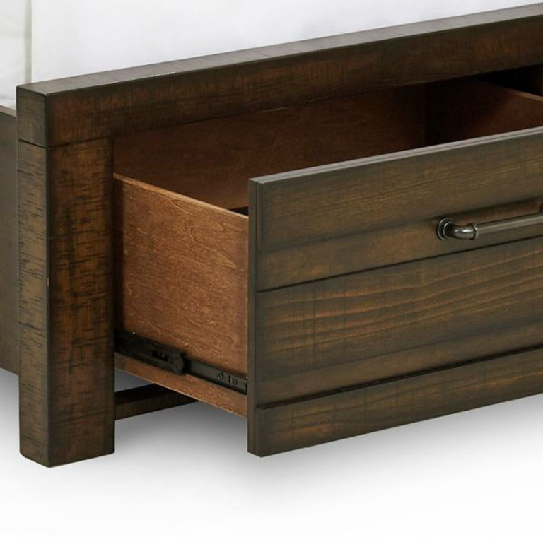 Picture of RUFF HEWN KING STORAGE BED